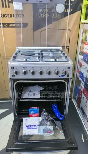 Ecomax Standing Cooker 60×60 3g + 1 Electric Hot Plate