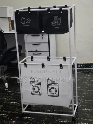 New Laundry Basket Foldable Organizer With Wheels