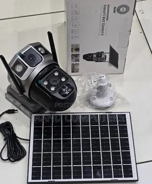 Solar Powered Dual Lens 4g CCTV Outdoor Wireless Camera