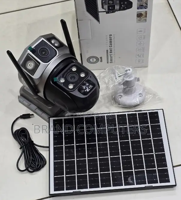 V380 CCTV 4g 4mp Solar Camera Sim Card Wireless