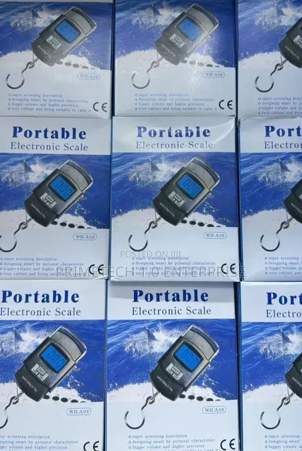 Portable Black Electronic Scale