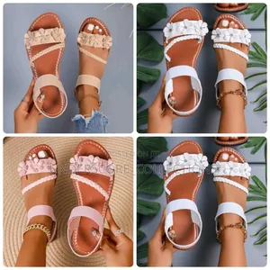 Ladies Flowered Sandals