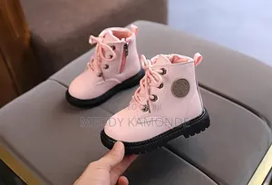 Elegant White/Pink/Black Boots