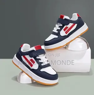 Kids Blue/Red Boys Sneakers