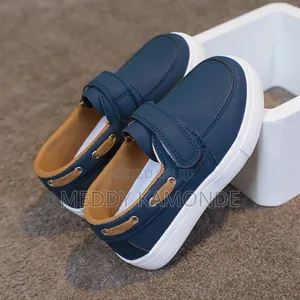 Smart Navy Blue Boys Shoes