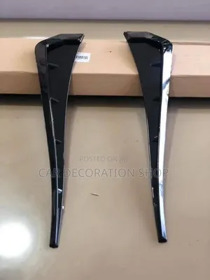 Black Abs Long Door Fender Air Vents Wing Covers Decor's