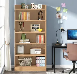 5 Tier Open Bookshelf