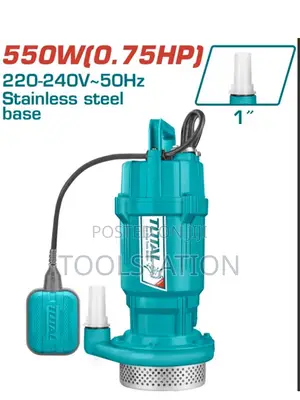 Submersible Pump 550w(0.75hp) Max.Head:25m Twp65506