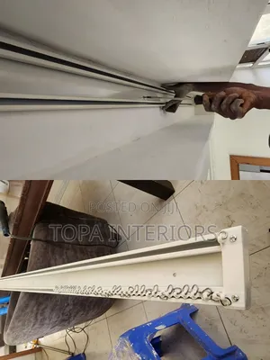 Y-Shaped Aluminium Double Track Curtain Rail With Accessories
