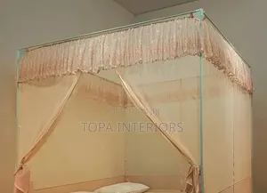 Protective Mesh Four Stands Mosquito Net With 4 Doors