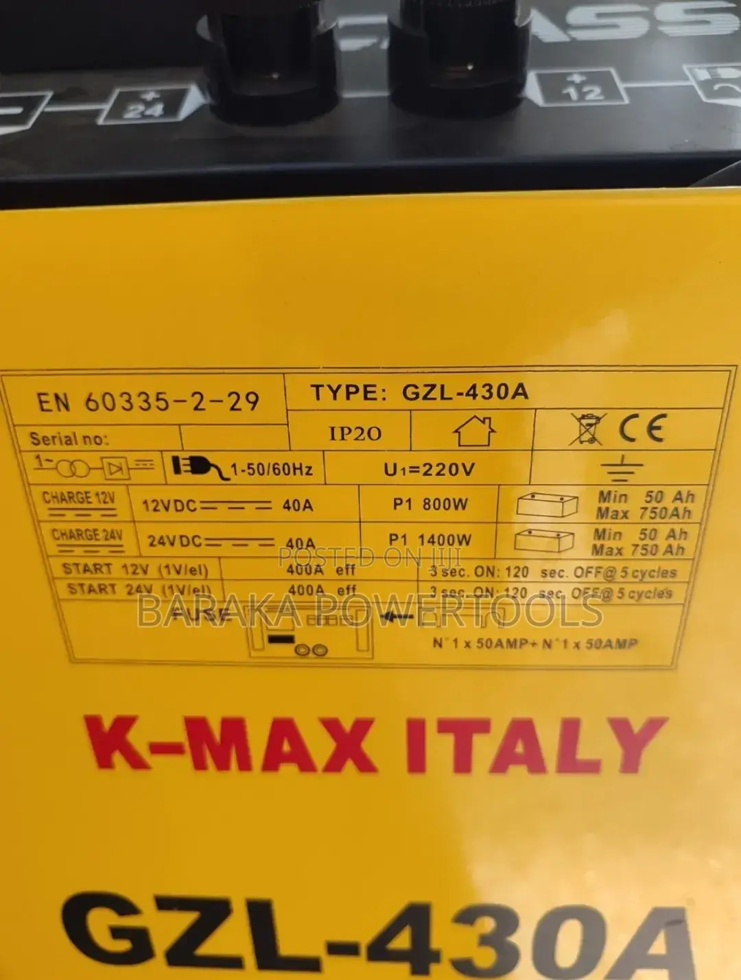 439a Car Battery Charger