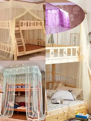 Extra Long Double Decker Mosquito Nets From Ceiling
