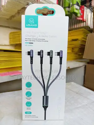 Usams U80 (Model Us-Sj563) 4-in-1 Right-Angle Charging Data Cable