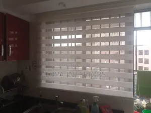 White Roller Blinds Horizontal Office and Home Roller Curtains