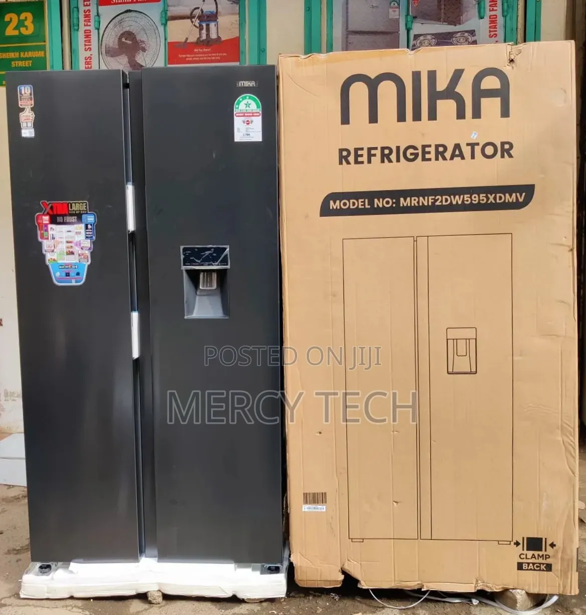 Mika Side by Side Refrigerator Mrnf2dw595xdmv