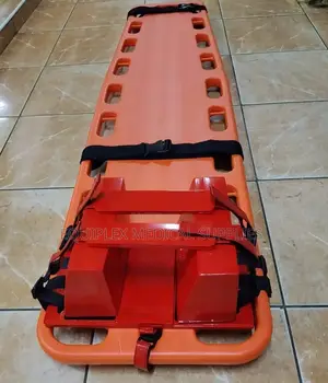Quality Spine Board With Head Immobilizer and Straps