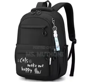 Black Cat Unisex Backpack
