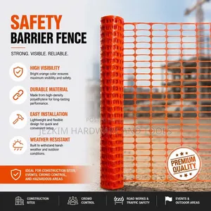 Safety Barrier Fencing Net 1mtr by 30mtrs