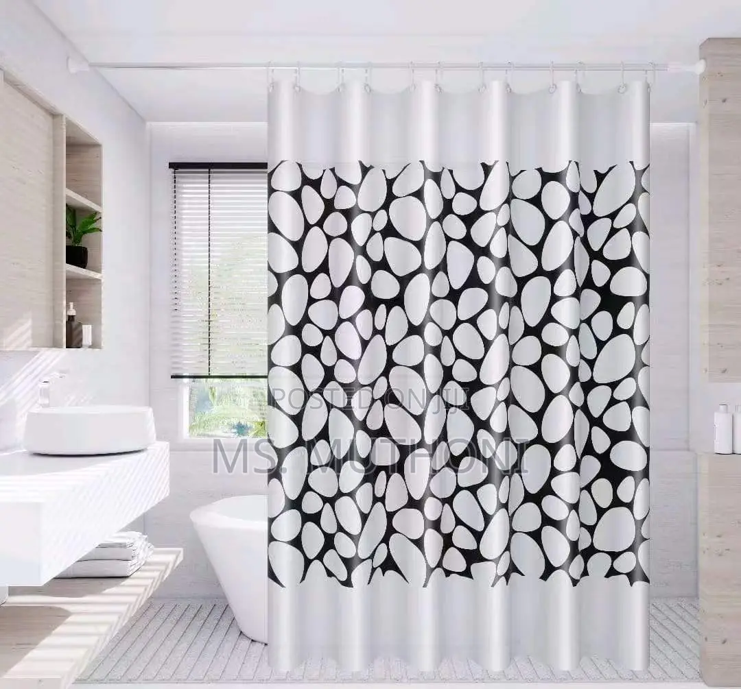 Unique Patterns Waterproof Shower Curtain