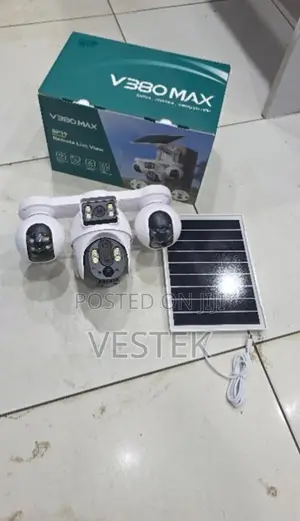V380 Pro 4g PTZ Solar Camera With Remote Viewing Night Vision