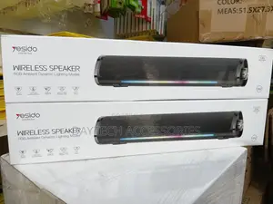 These Are Yesido Ysw27 Wireless Speakers Featuring RGB Lighting.