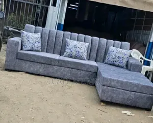 A Grey L-Seat