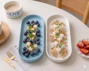 Minimalist Rectangular Serving Platters 600/-