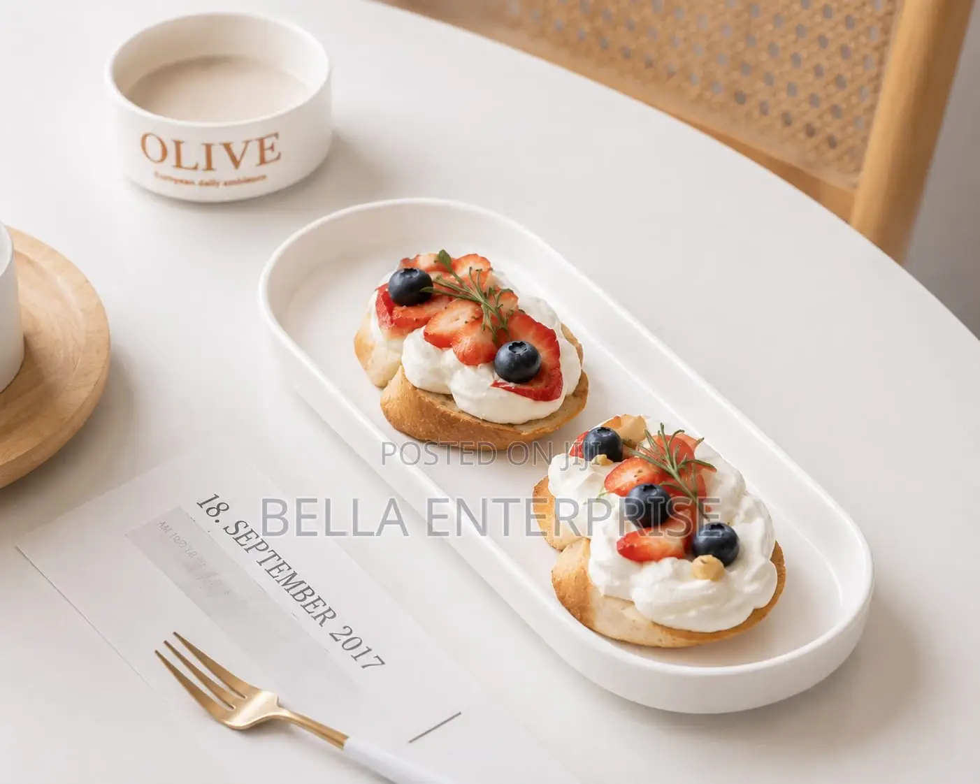 Minimalist Rectangular Serving Platters 600/-