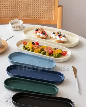 Minimalist Rectangular Serving Platters 600/-