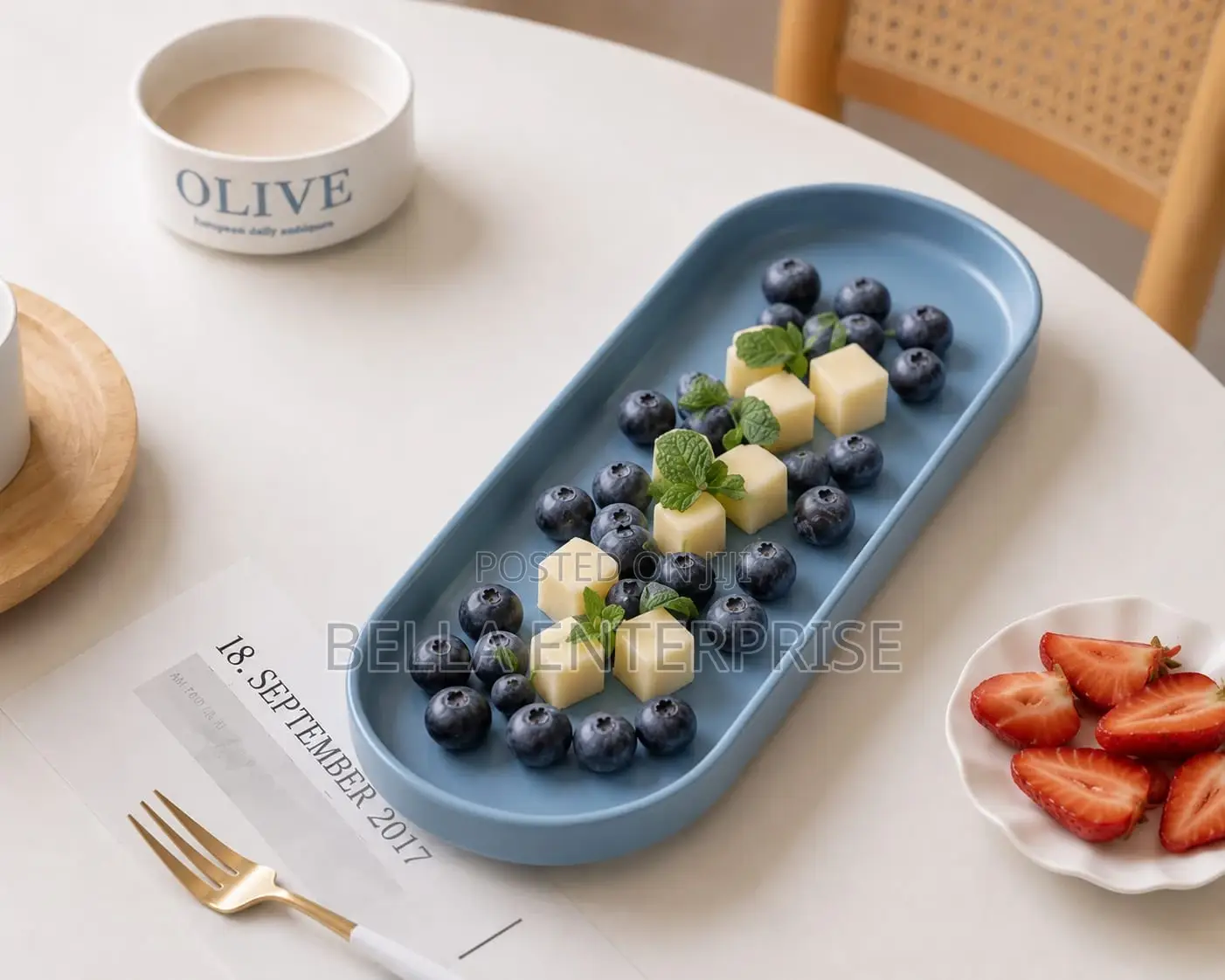 Minimalist Rectangular Serving Platters 600/-
