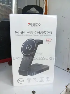 Yesido Ds26 15w 3-in-1 Magnetic Wireless Charging Station.