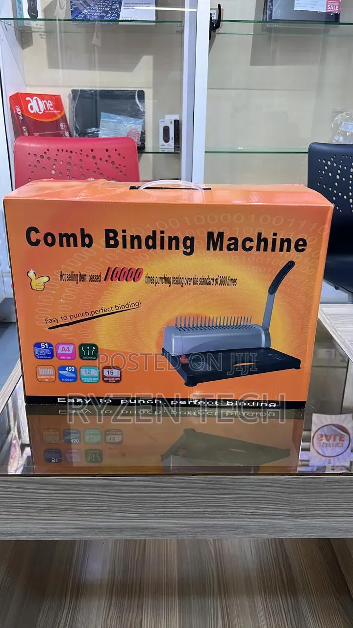Comb Binding Machine A4 and Easy to Punch