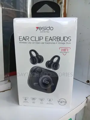 Yesido Ysp31 Open-Ear Clip-on Wireless Bluetooth Earphone Set.