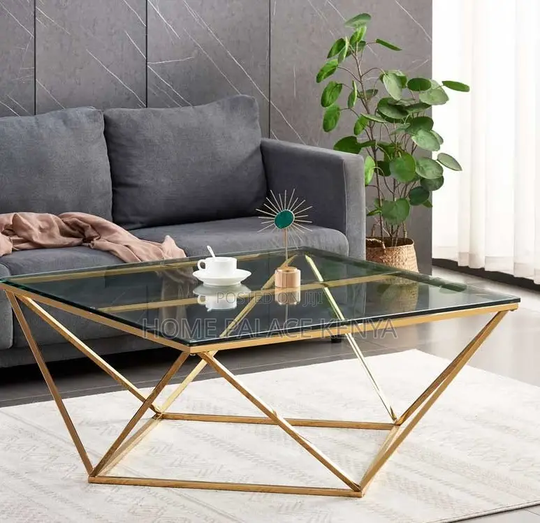 Coffee Table: Tempered Glass Coffee Table