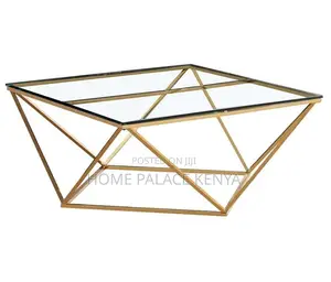 Coffee Table: Tempered Glass Coffee Table