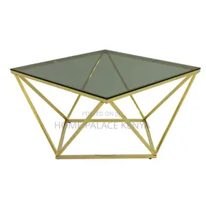 Coffee Table: Tempered Glass Coffee Table
