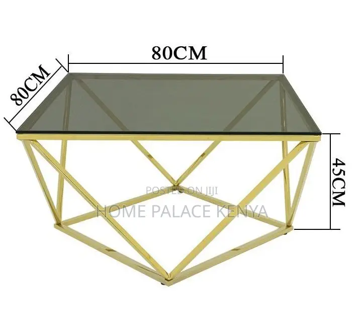 Coffee Table: Tempered Glass Coffee Table
