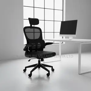 Black Ergonomic High-Back Adjustable Home Seat