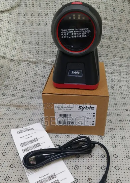 1d and 2d Barcode Scanner Xb-8602 Wired