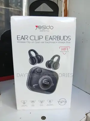Yesido Ysp31 Clip-on Open Ear Ows Wireless Bluetooth Earphones(Black)