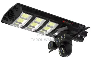 1000watts Solar Street Light With 4g Ai Ptz Three Camera