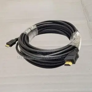 10 Meters Rubber Coated Black Hdmi Cable