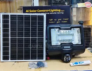 New 600watts Solar Floodlight With 4g Ptz Camera