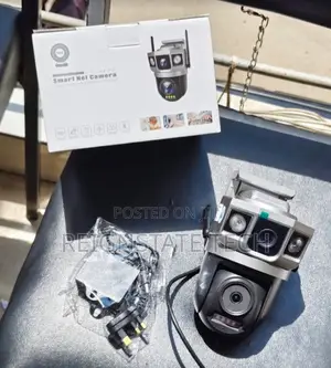 Dual Lens Ac Powered Camera With Motion Sensor Detection