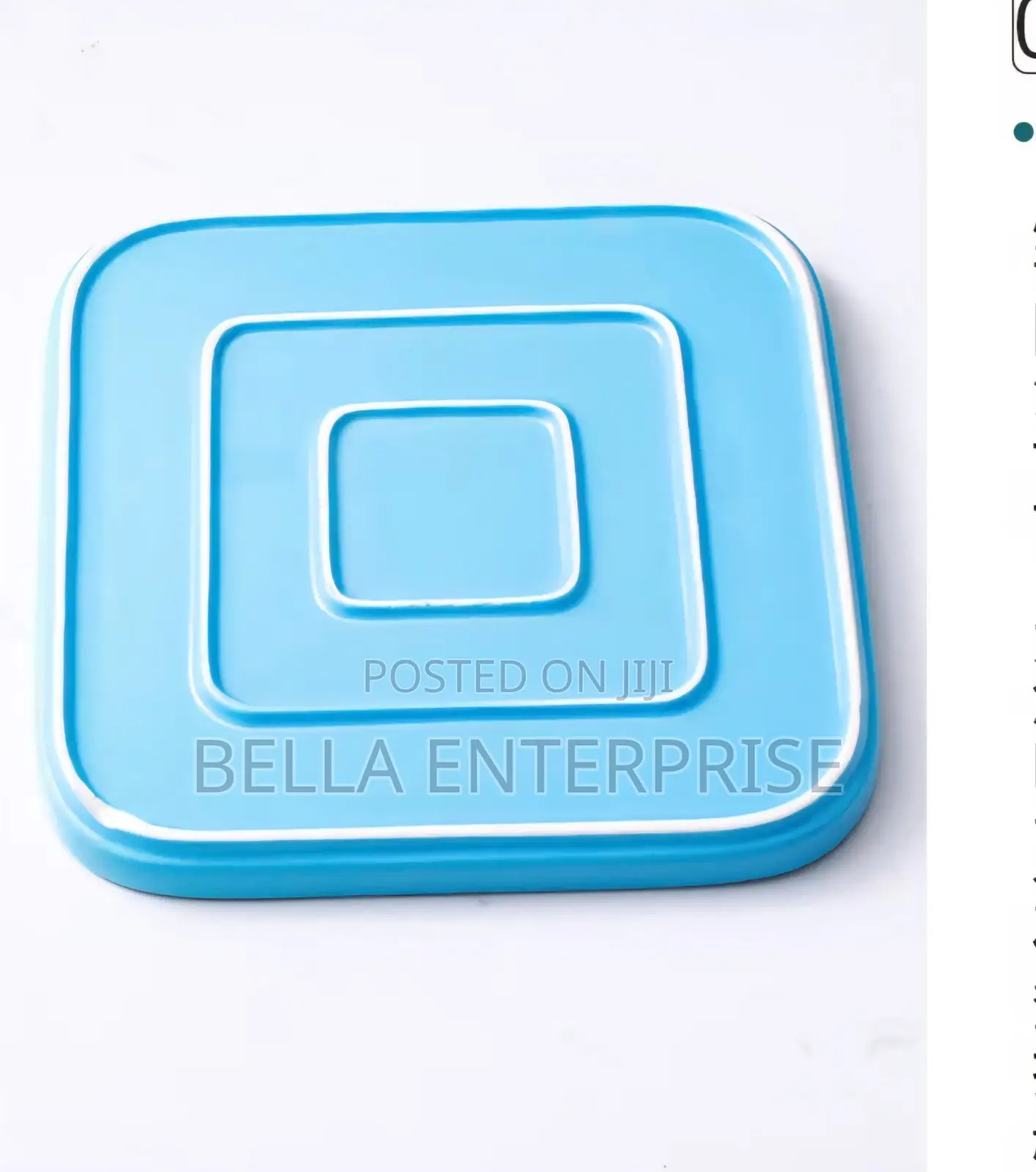 Square Ceramic Dish Porcelain Dessert Plate Steak Plates