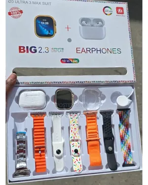 Smartwatch Watch I20 Ultra 
With Earpods and 7+1straps