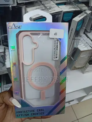 Samsung Galaxy A55 5g Pink Translucent Finish Cover