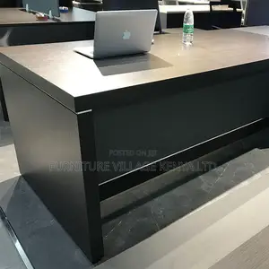 1.8 Meters L-Shaped Solid Wooden Manager's Table