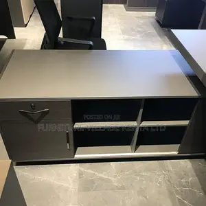 1.8 Meters L-Shaped Solid Wooden Manager's Table
