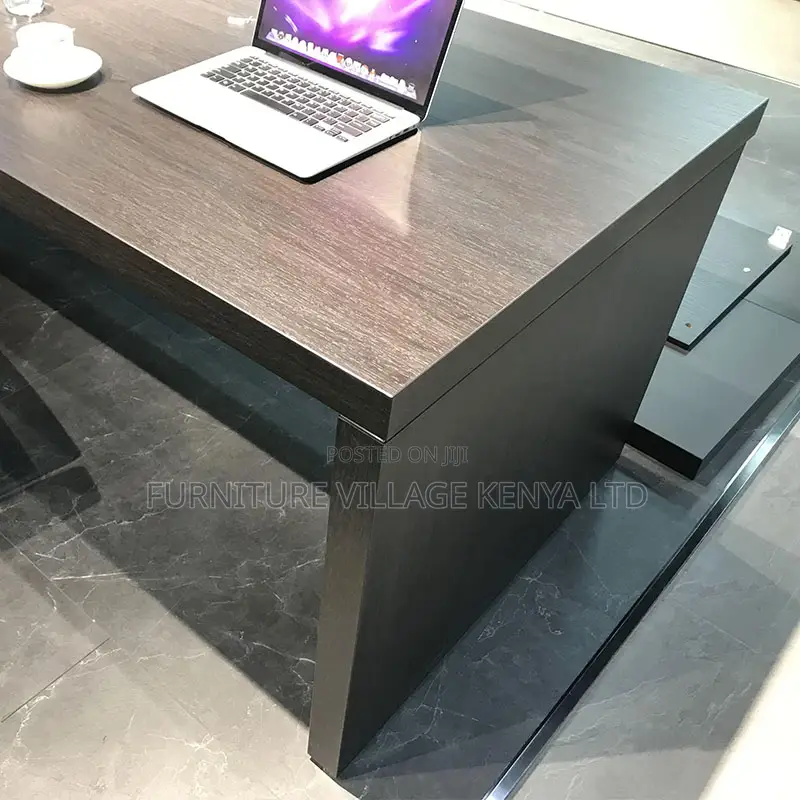 1.8 Meters L-Shaped Solid Wooden Manager's Table